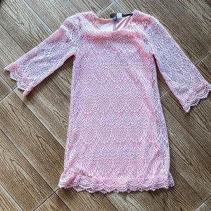 Lace Dress in Pink